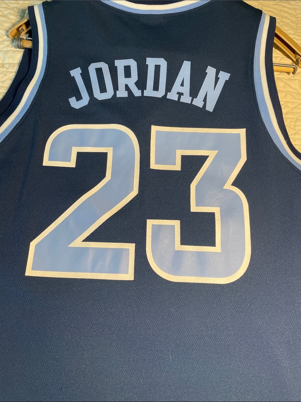 Nike North Carolina Basketball Jersey - Navy & Light Blue - Picture 7 of 12
